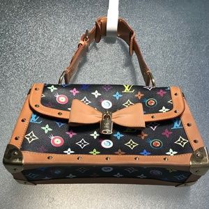 Louis Vuitton Murakami 👁 Eye 👁 Need You Rare Black Shoulder Bag EUC